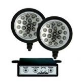 FAROL AUXILIAR/STROBO REDONDO 19 LEDS azul
