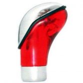 Manopla de Cambio Naja (cromada com vermelho)