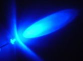 10 Leds montados 12v. azul